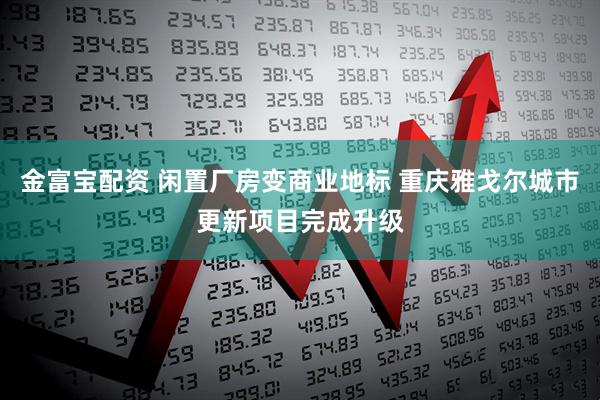 金富宝配资 闲置厂房变商业地标 重庆雅戈尔城市更新项目完成升级